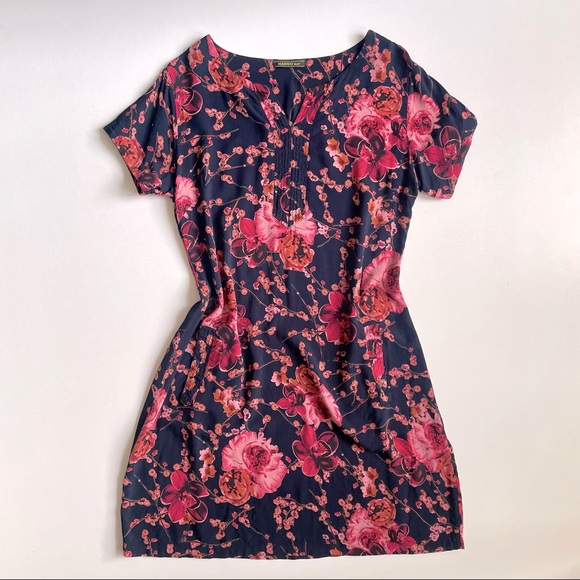 MANGO Floral Shift Dress Short Sleeve S - Picture 5 of 7